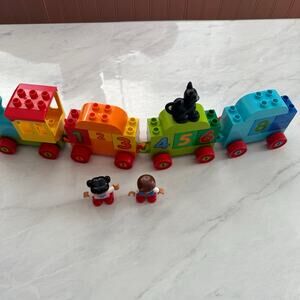 Lego 10847 - DUPLO - my first Number Train number count cat boy girl incomplete